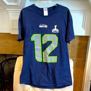 𝅺AH: Super Bowl XLIX Seattle Seahawks 12th Fan Tee
